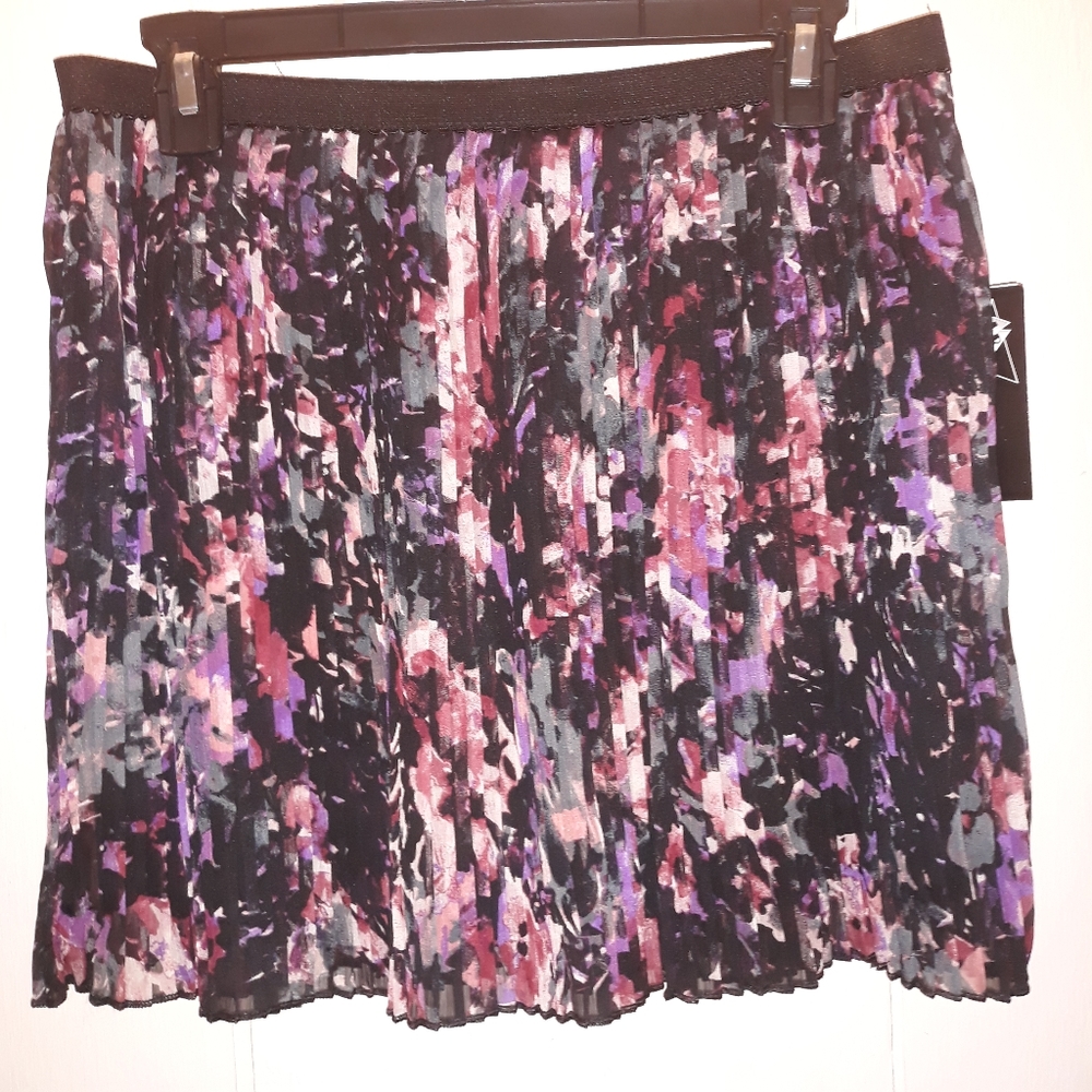 Women’s skirt purple black formal dance party event work casual summer sporty